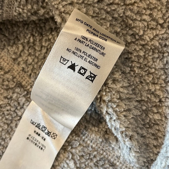 Patagonia Better Sweater 1/4 Zip Fleece Pullover Arm Pocket size S Pelican - Picture 12 of 12